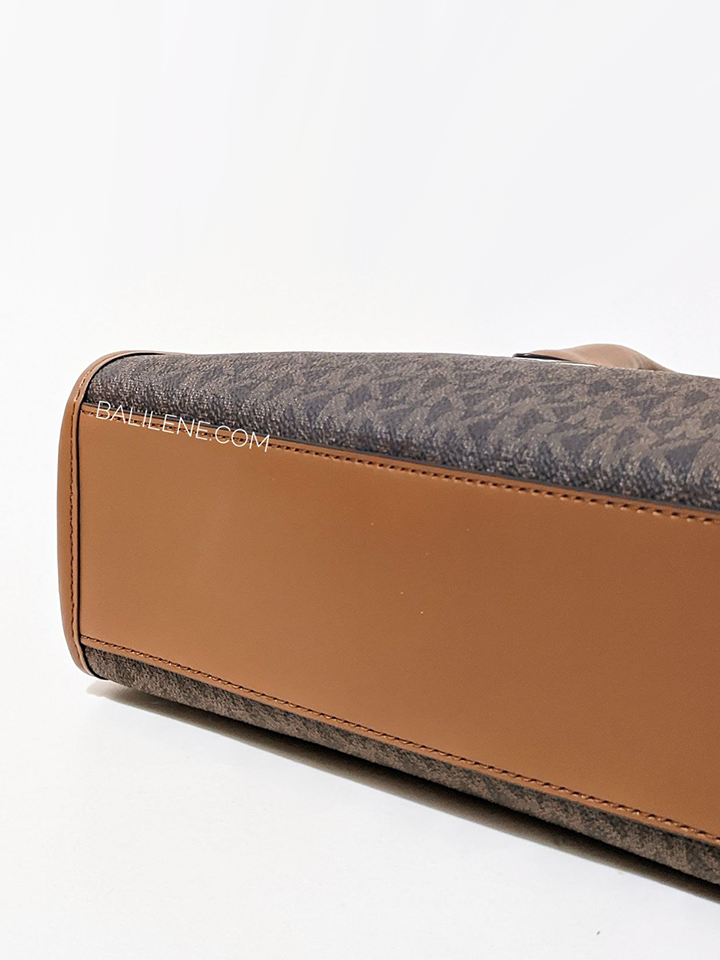 Michael-Kors-Mirella-Small-Logo-Crossbody-Bag-Brown-Balilene-detail-bawah