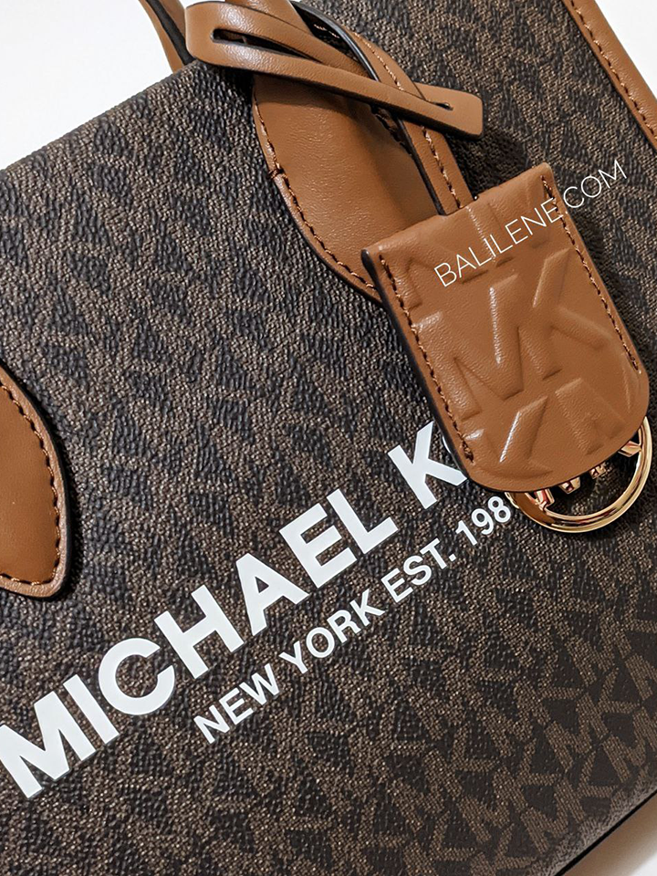 Michael-Kors-Mirella-Small-Logo-Crossbody-Bag-Brown-Balilene-detail-logo