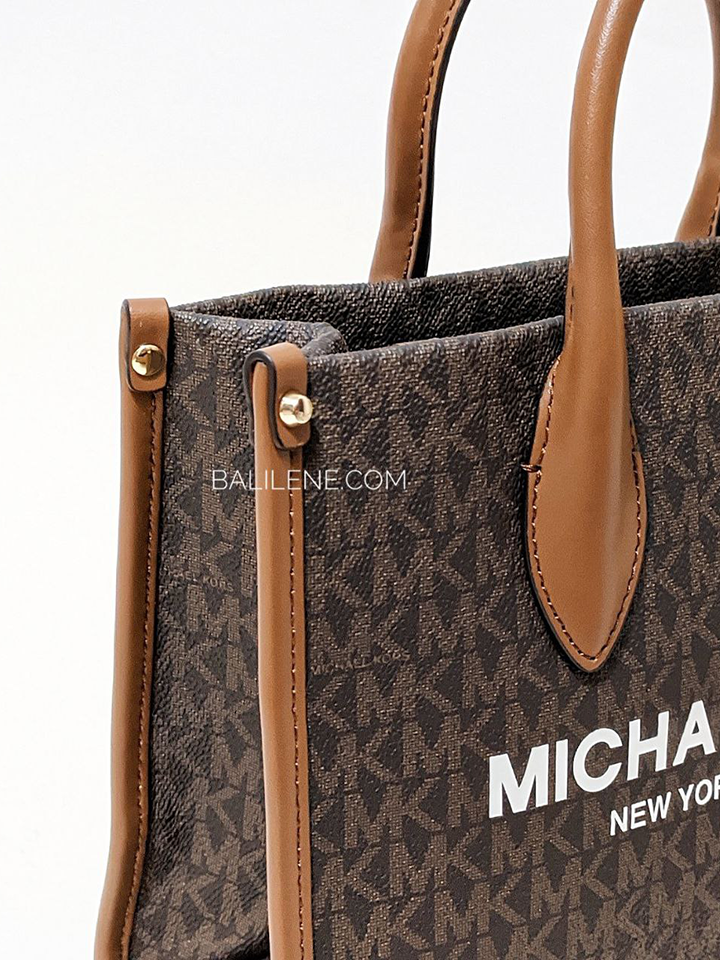 Michael-Kors-Mirella-Small-Logo-Crossbody-Bag-Brown-Balilene-detail-samping