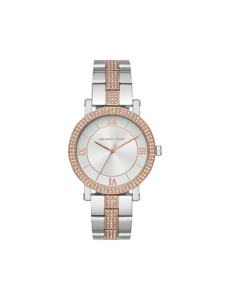 Michael kors pave watch 2025 silver