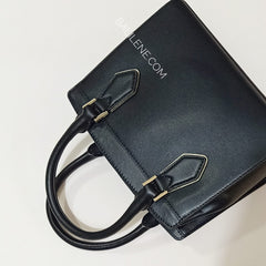 Michael Kors 35T0G0XM6L Mott Medium Messenger Leather Black