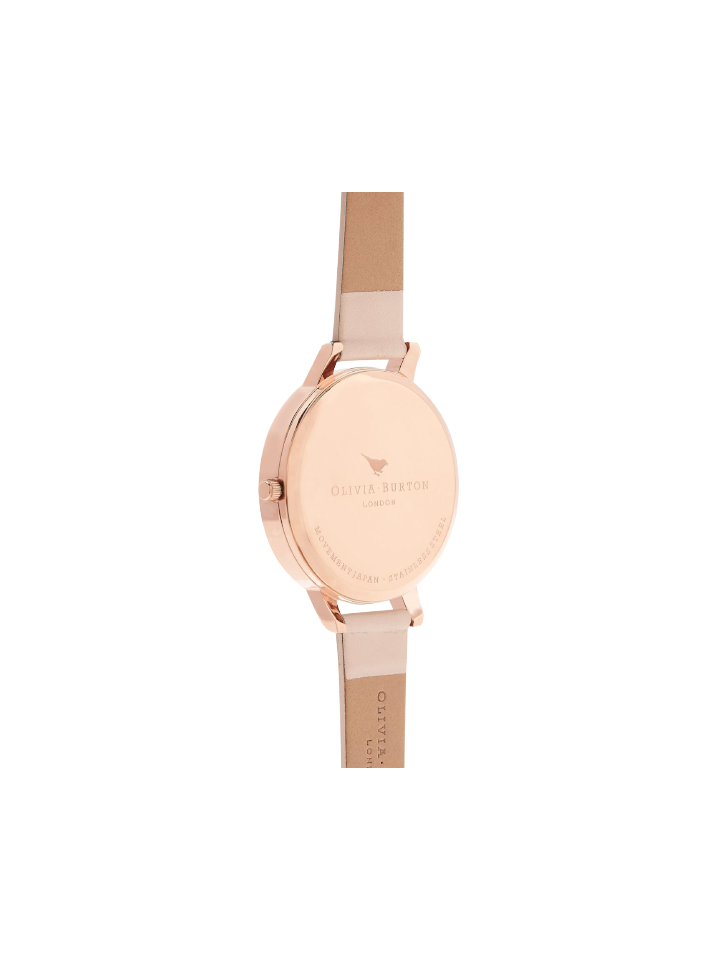 Olivia Burton Signature Floral Dusty Pink and Rose Gold Watch
