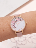 Olivia Burton Signature Floral Dusty Pink and Rose Gold Watch