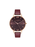 Olivia-Burton-OB16BD106-Big-Dial-Burgundy-and-Rose-Gold-Watch-Balilene-depan