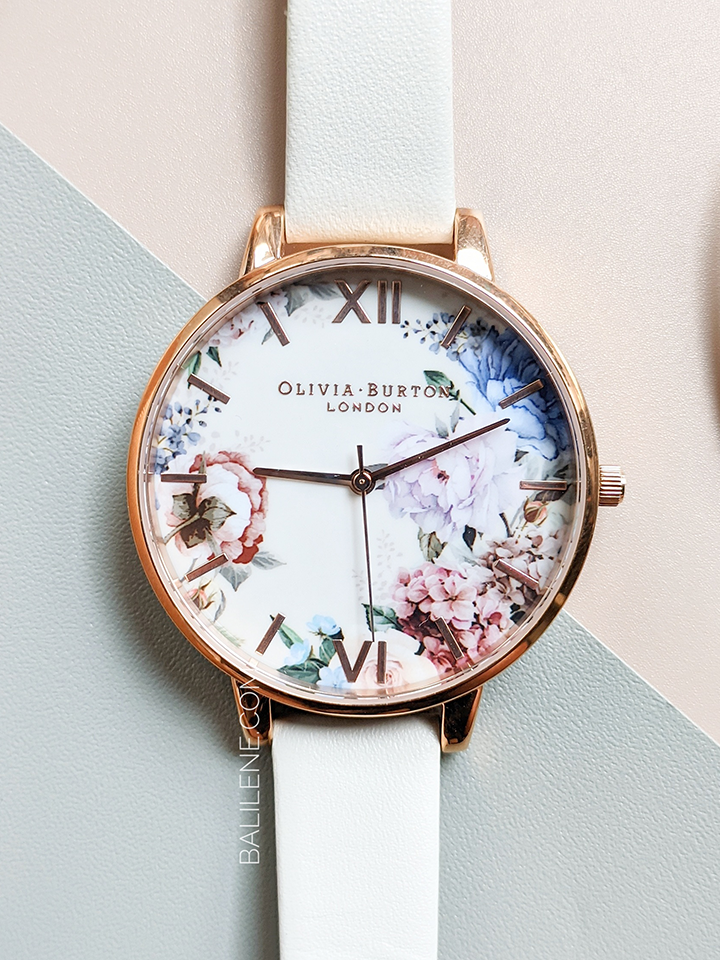 Olivia Burton Enchanted Garden Nude & Rose Gold Watch