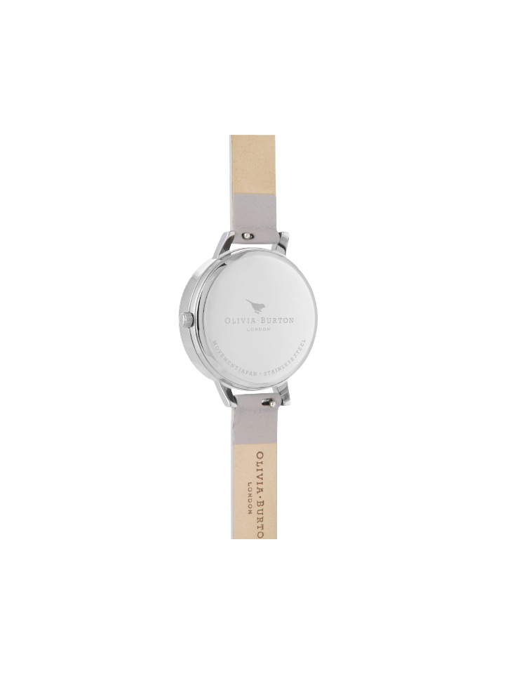Olivia Burton Celestial 3D Bee Demi Dial & Silver Watch