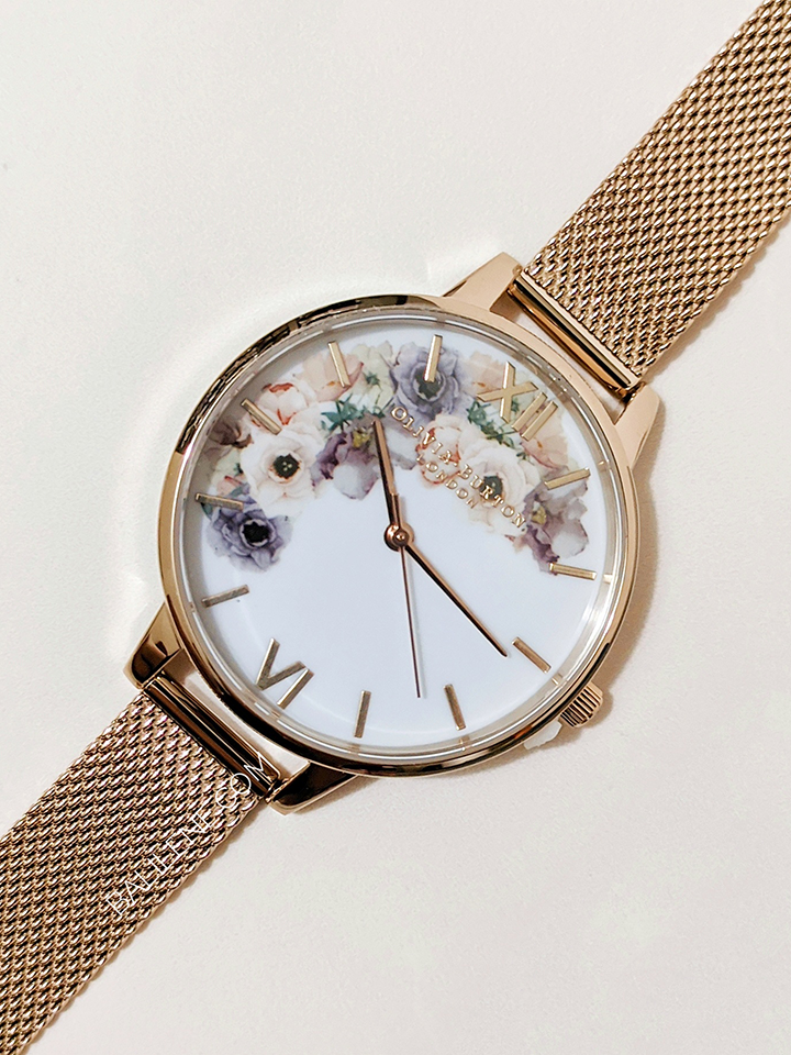 Olivia-Burton-OB16PP57-Watercolour-Florals-Dial-Rose-Gold-Watch-Balilene-detail-dial
