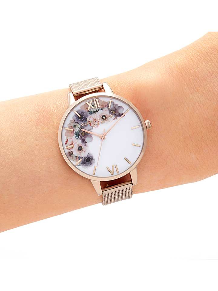 Olivia-Burton-OB16PP57-Watercolour-Florals-Dial-Rose-Gold-Watch-Balilene-onmodel