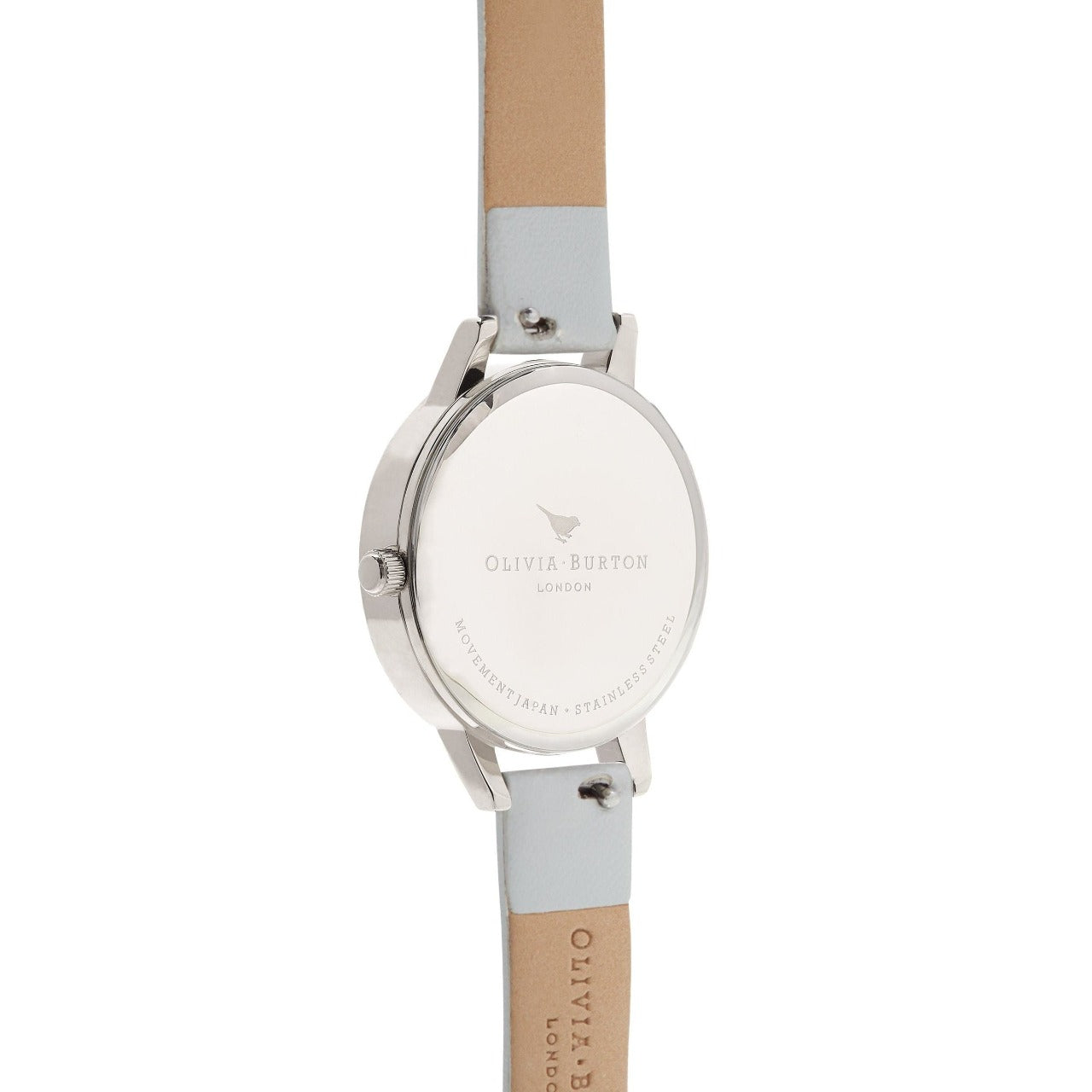 Olivia Burton Lace Detail Grey Mop & Silver