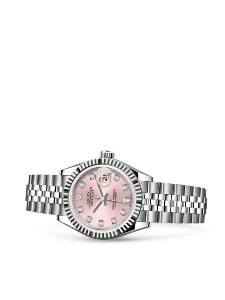 Rolex Lady-Datejust 28 MM Watch Oystersteel And White Gold