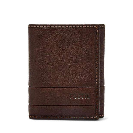 Fossil SML1395 Lufkin Three-Fold Dark Brown