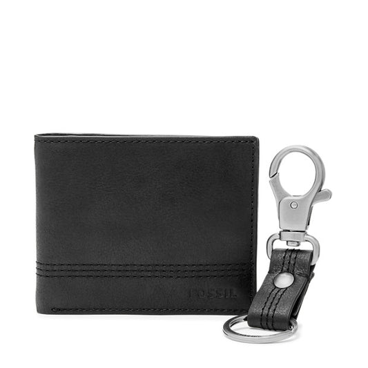 Fossil Kyle Rfid Gift Set Black Sml156601 depan