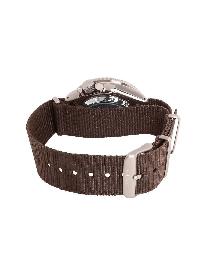 Seiko 5 Sports SRPD85K1 Automatic Brown Dial Nylon Strap