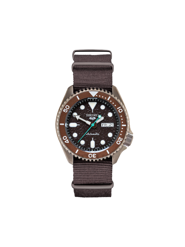 Seiko 5 Sports SRPD85 Review: A Brown-Themed “5KX” With A Textured Dial 