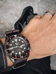 Seiko 5 Sports SRPD85K1 Automatic Brown Dial Nylon Strap