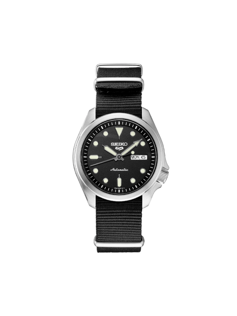 Seiko Sports SRPE67K1 Automatic Black Dial Nylon Strap