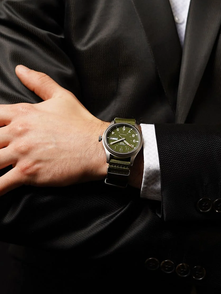 Seiko 5 Sports SRPG33K1 Automatic Green Dial Nylon Strap