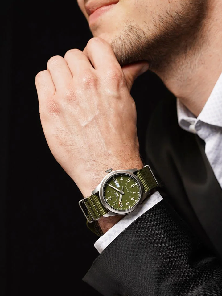 Seiko 5 Sports SRPG33K1 Automatic Green Dial Nylon Strap
