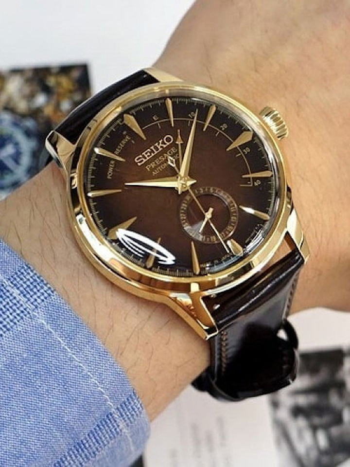 Seiko Presage SSA392J1 Limited Edition Automatic Brown Dial Leather Strap