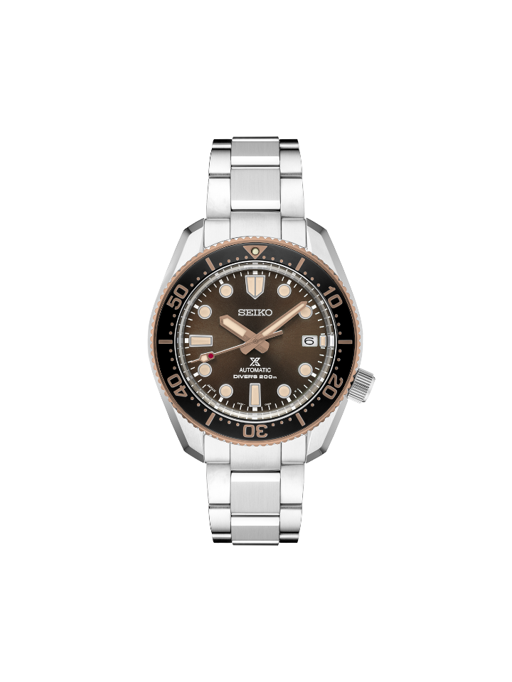 Seiko Prospex SPB240J1 Sea Diver Automatic Brown Dial Silver Stainless Steel Watch