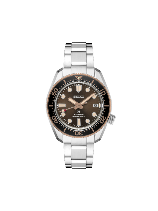 Seiko Prospex SPB240J1 Sea Diver Automatic Brown Dial Silver Stainless Steel Watch