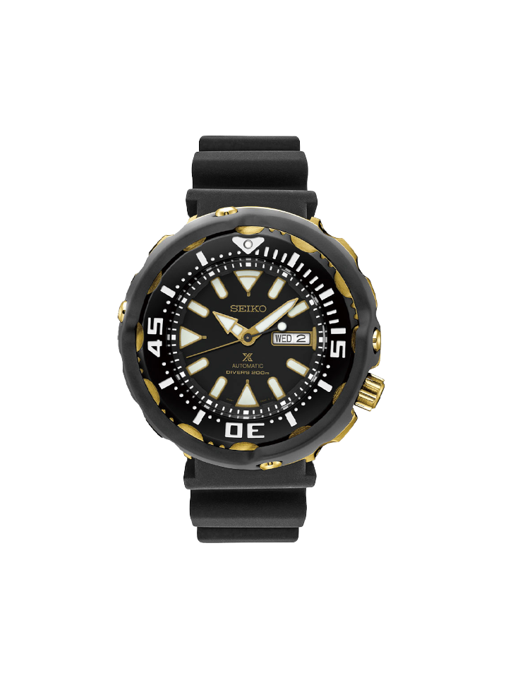 Seiko Prospex SRPA82K1 Automatic Sea Baby Tuna Black Dial Rubber