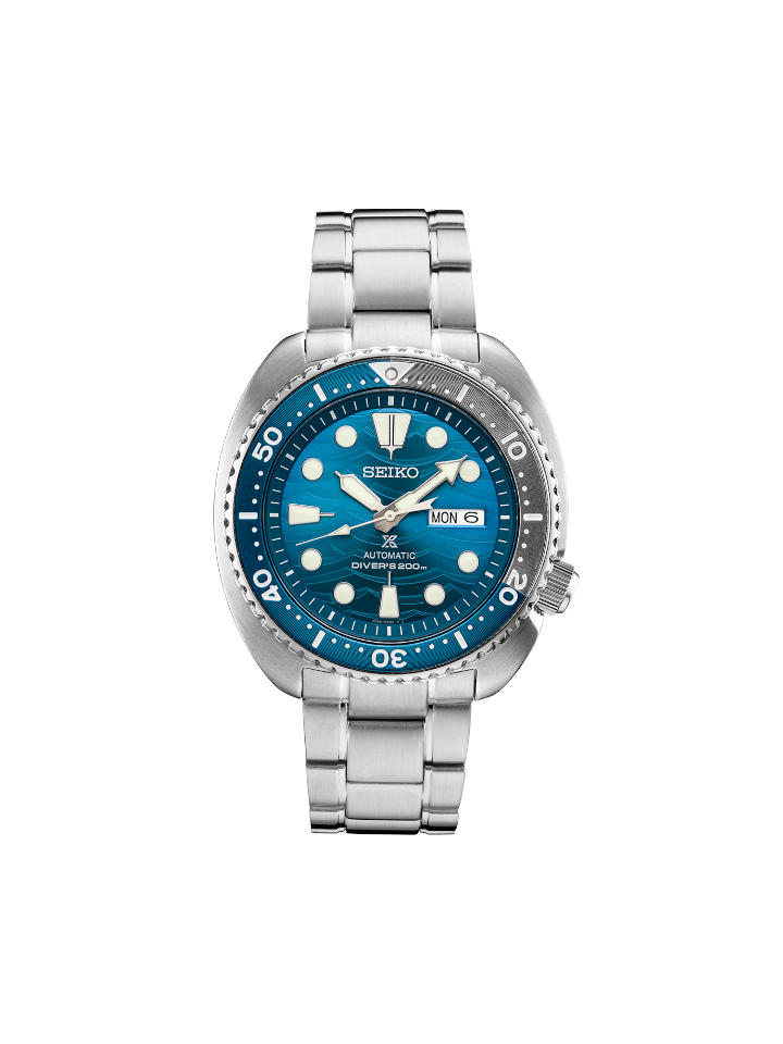 Seiko Prospex SRPD21K1 Save The Ocean Special Edition Blue Dial Stainless Steel Watch