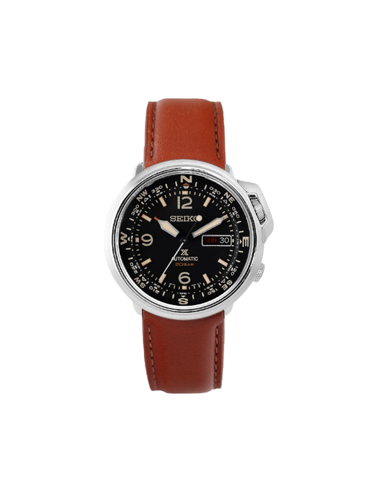 Seiko Prospex SRPD31K1 Automatic Black Dial Leather Strap