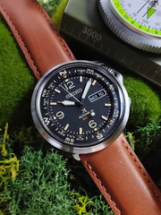 Seiko Prospex SRPD31K1 Automatic Black Dial Leather Strap