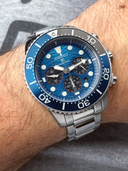 Seiko Prospex SSC741P1 Sola Save The Ocean Baselworld balilene detail pakai