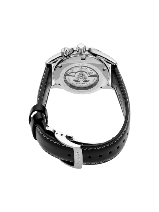 Seiko Prospex SPB119J1 Alpinist White Dial Black Leather Strap