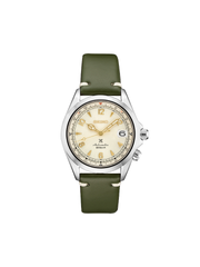 Seiko Prospex SPB123J1 Alpinist With Cream Dial Green Leather Strap