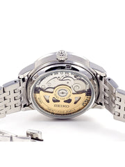 Seiko SRP691J1 Presage Men Automatic Sapphire Crystal balilene detail