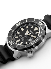 Seiko Prospex SRPD27K1 Monster Automatic Black Dial Rubber Strap Watch