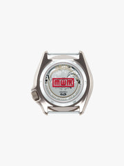Seiko SRPF71K1 5 Sports x Naruto & Boruto GAARA Dial Grey Maroon Nylon Leather Strap Watch