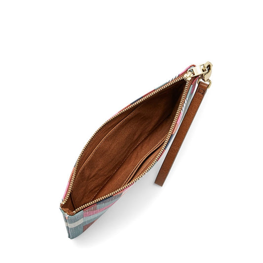 Fossil Slg1003937 Rfid Wristlet Wallet Chevron Multi Color