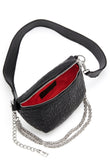 Steve Madden Brandie Leather Belt Bag Black