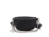 Steve Madden Brandie Leather Belt Bag Black