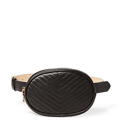 Chevron quilted fanny pack sale