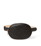 Steve Madden Chevron Quilted Belt Bag - Black