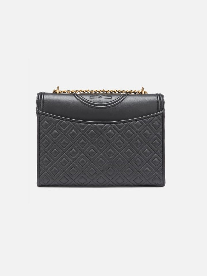 Tory Burch 43833 Fleming Medium convertible Shoulder Bag black