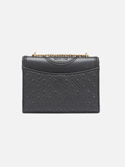 Tory Burch 43833 Fleming Medium convertible Shoulder Bag black