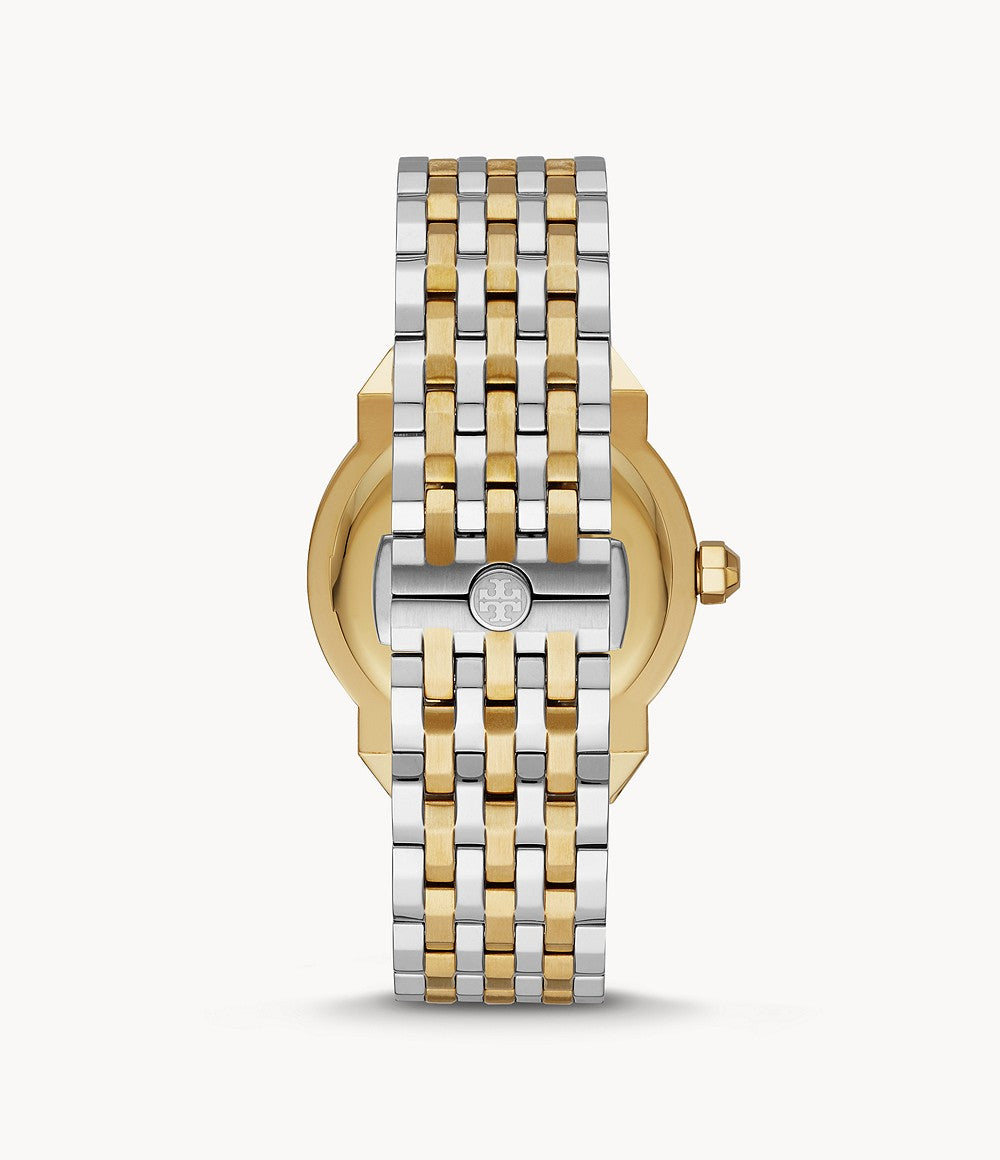Tory Burch Tbw8007 Whitney Three-Hand Two-Tone Stainless Steel Watch