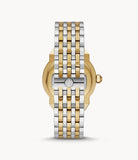 Tory Burch Tbw8007 Whitney Three-Hand Two-Tone Stainless Steel Watch
