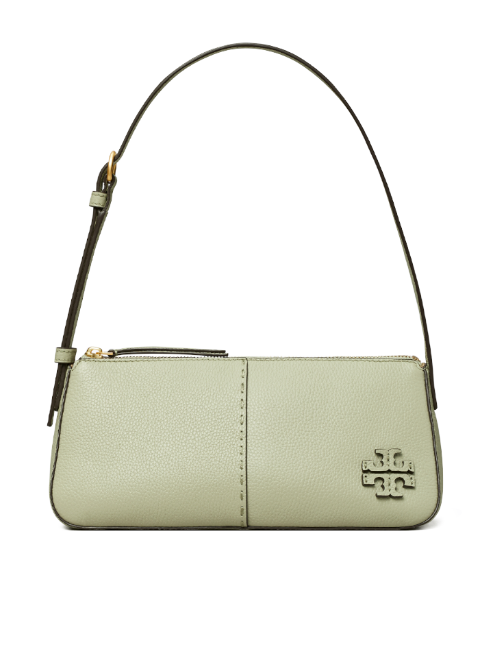 Tory Burch 134507 McGraw Wedge Shoulder Bag Pine Frost