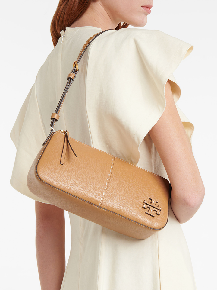 Tory Burch 134507 McGraw Wedge Shoulder Bag Tiramisu