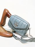Tory Burch 135751 Kira Patent Small Camera Bag Light Arctic