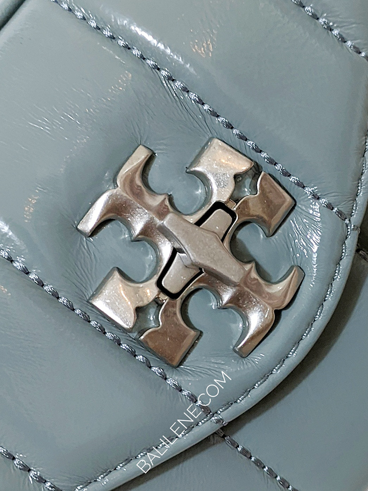 Tory Burch 135751 Kira Patent Small Camera Bag Light Arctic