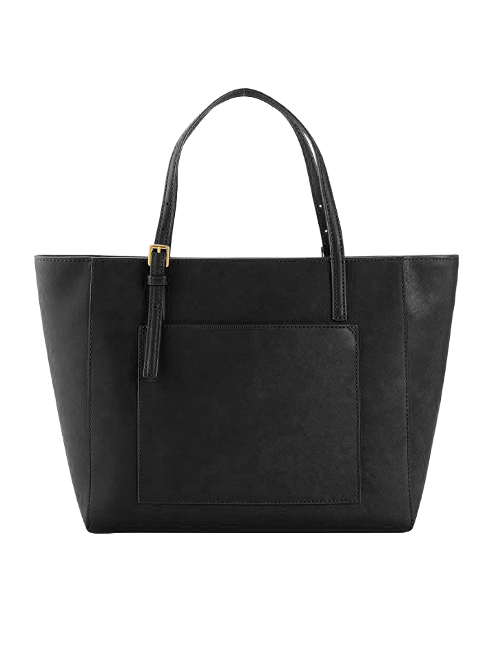 Tory-Burch-136091-Emerson-Small-Tote-Black-Balilene-belakang
