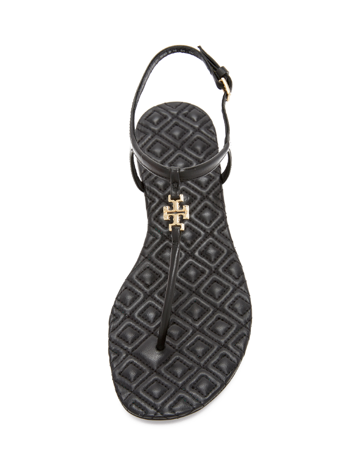 Tory-Burch-43081-Marion-Quilted-Sandal-Veg-Leather-Black-Balilene-atas